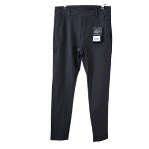 BYLT Basics Mens Everyday Pant, Performance, Stretch, Gray, Size 32 Tall, NWT